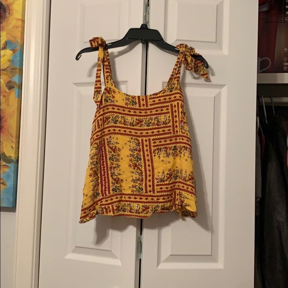 Yellow summer top